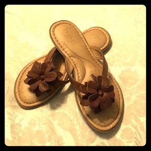 BOC flower flip flops